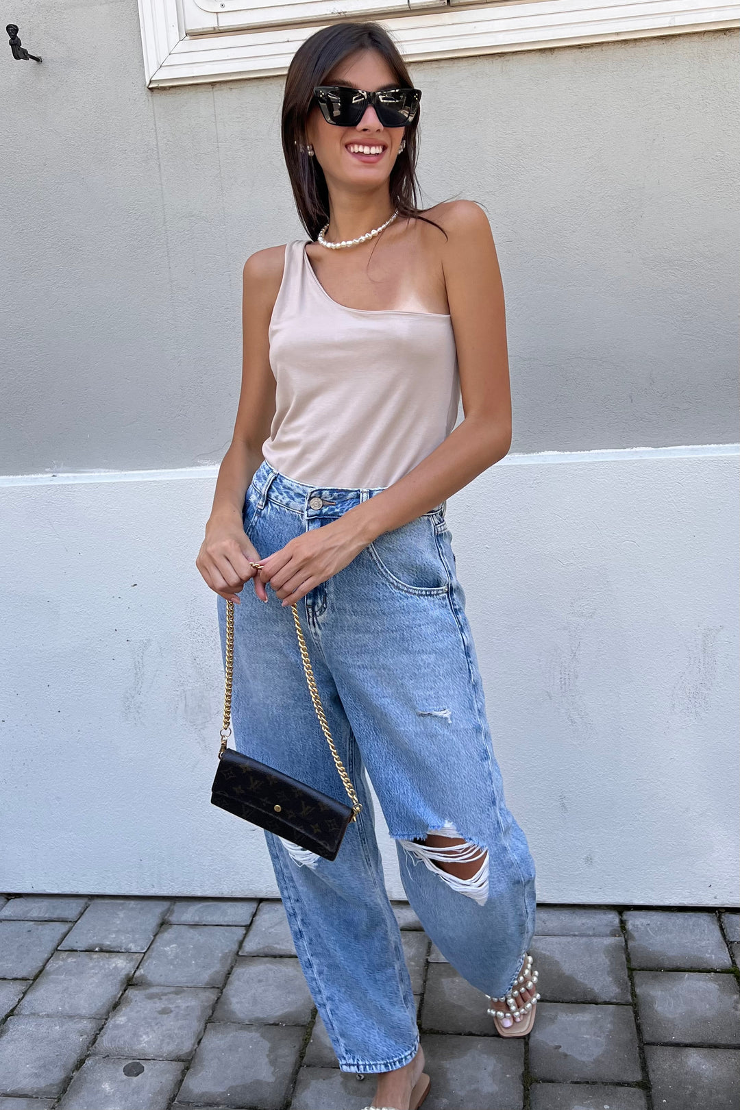 חולצת אסי - לבן