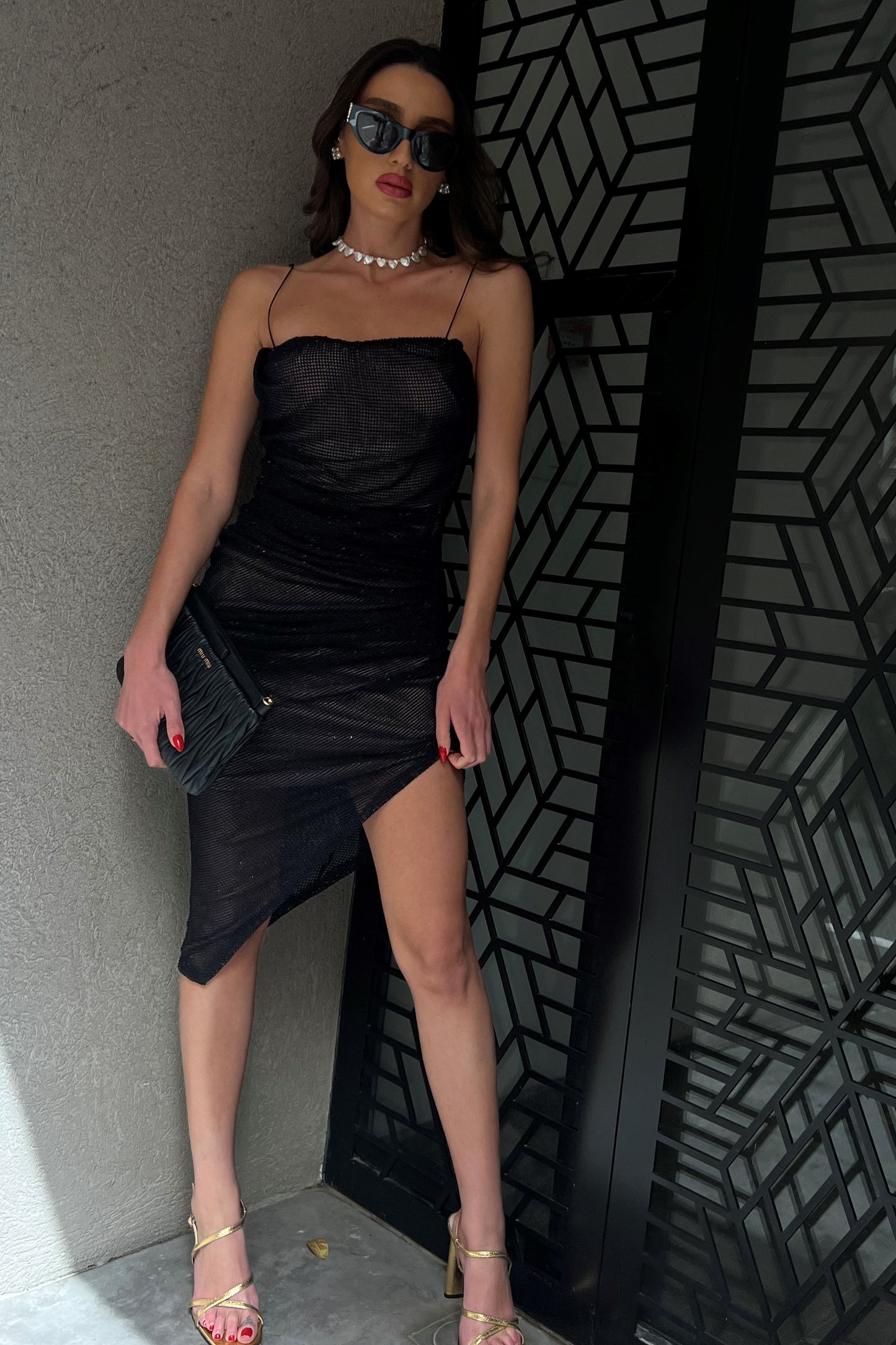 שמלת דיאנה - שחור