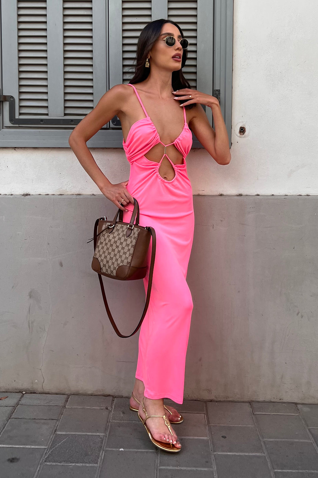 שמלת נדין - ירוק