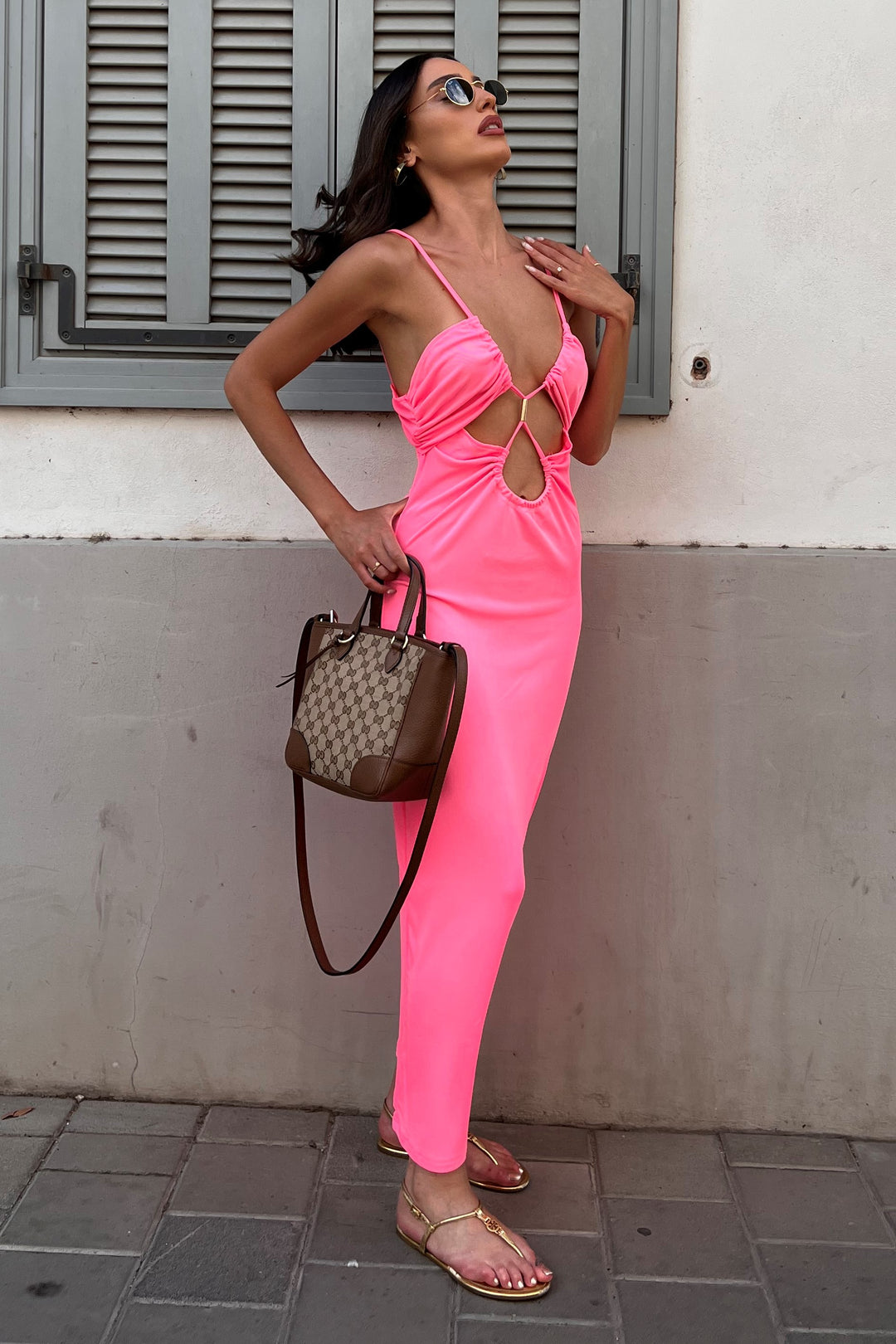 שמלת נדין - ירוק