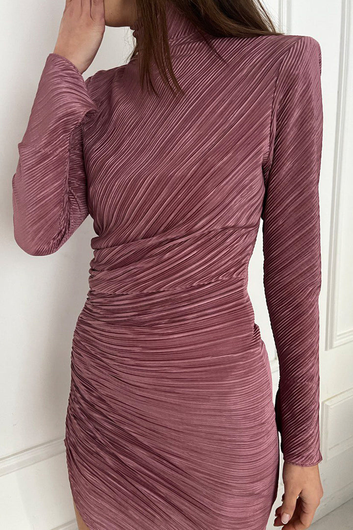 שמלת אמיליה מקסי -לבן/כסוף⁩