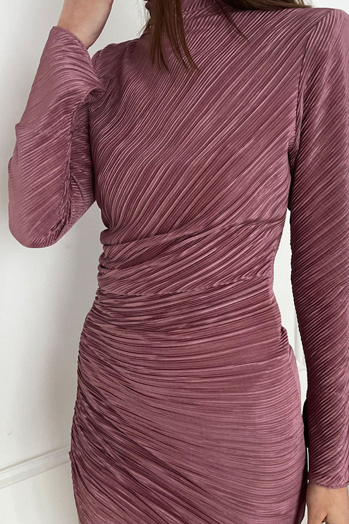 שמלת אמיליה מקסי -לבן/כסוף⁩