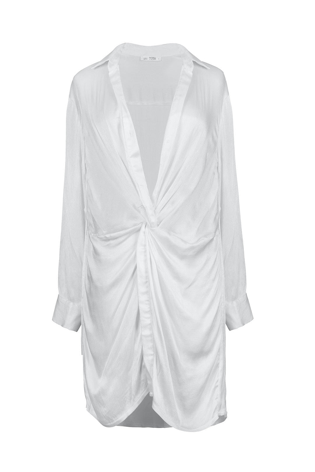 שמלת נייס צבע לבן- NICE DRESS COLOR WHITE