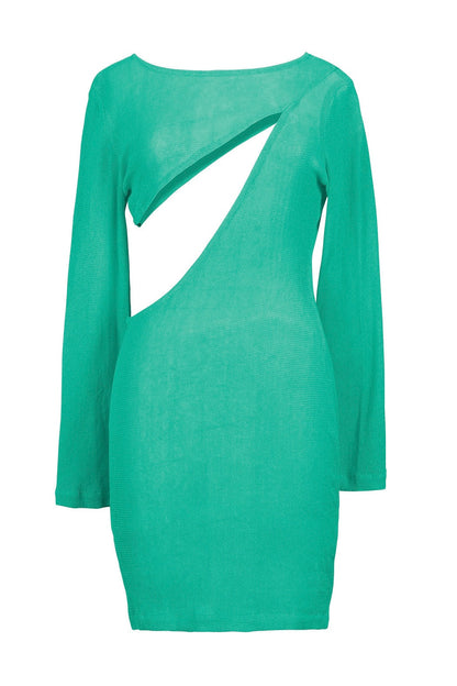 שמלת סלוניקי צבע ירוק - THESSALONIKI DRESS COLOR GREEN