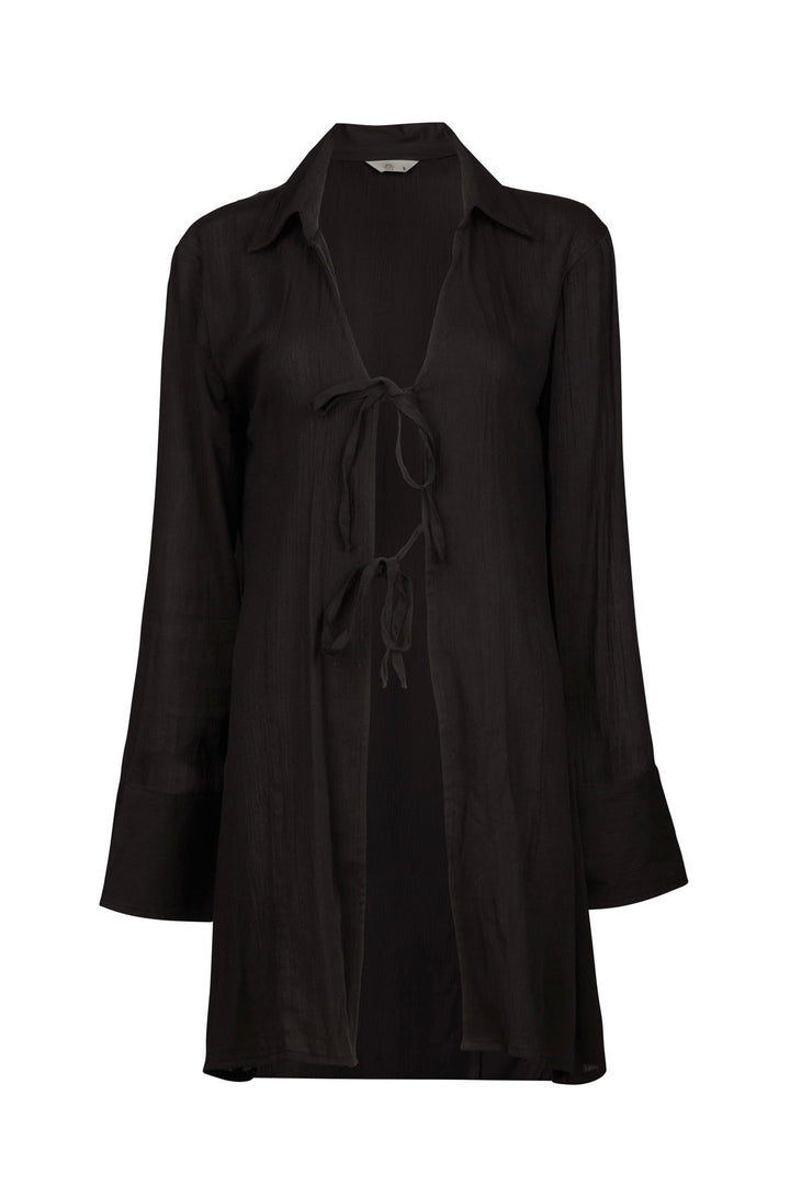 עליונית פשתן צהוב -Top linen