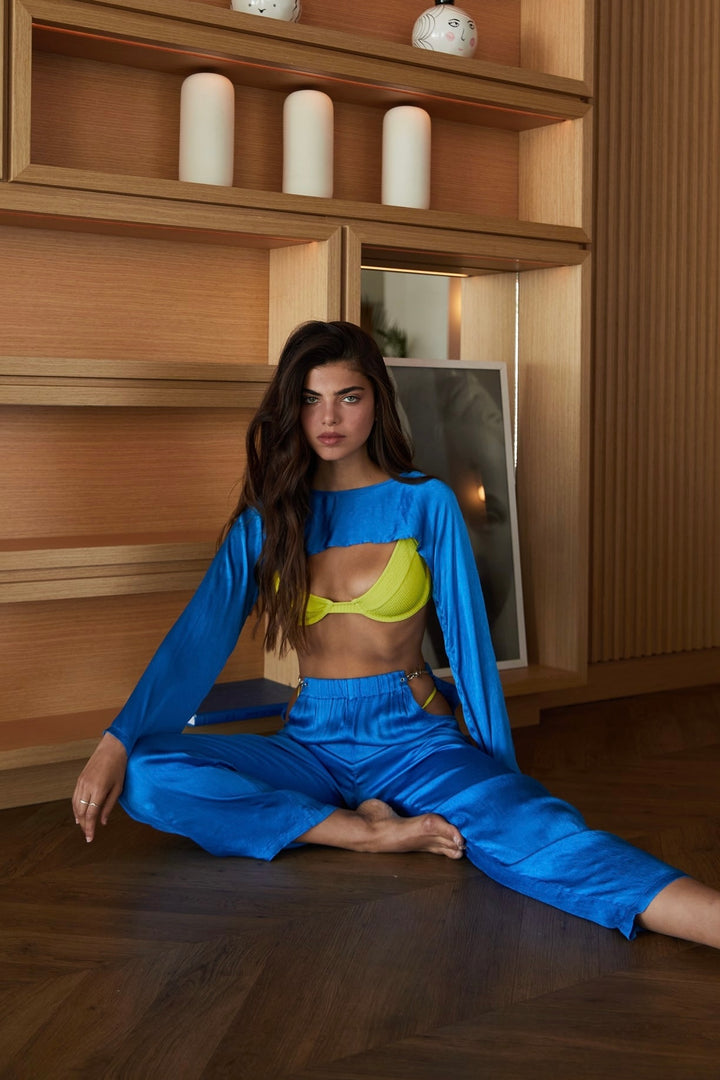 חליפת מיאמי צבע כחול -MIAMI SUIT COLOR BLUE