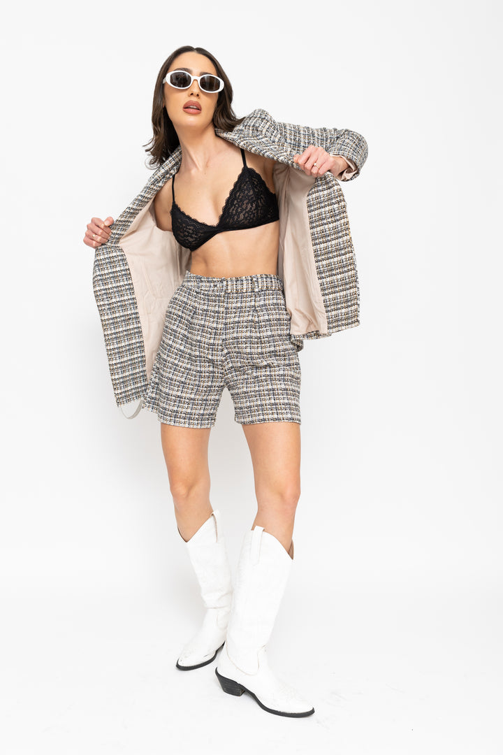 חזיית  תחרה - שחור