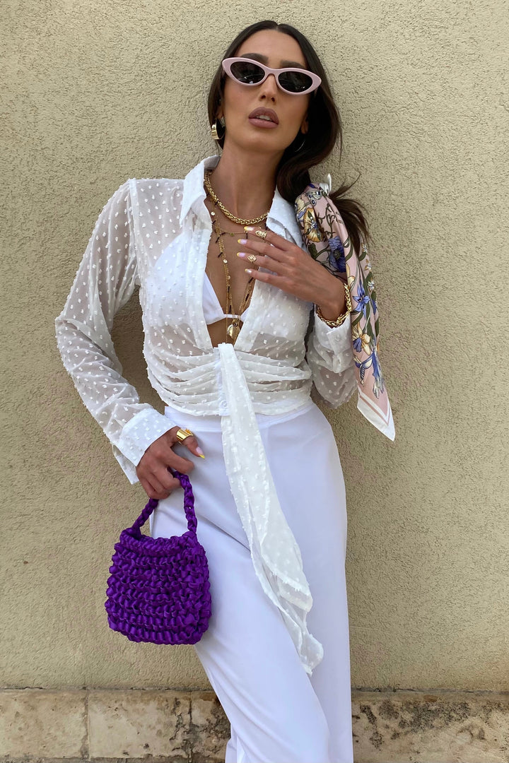 ⁨חולצת נטאשה - ירקרק  ⁩⁩⁩